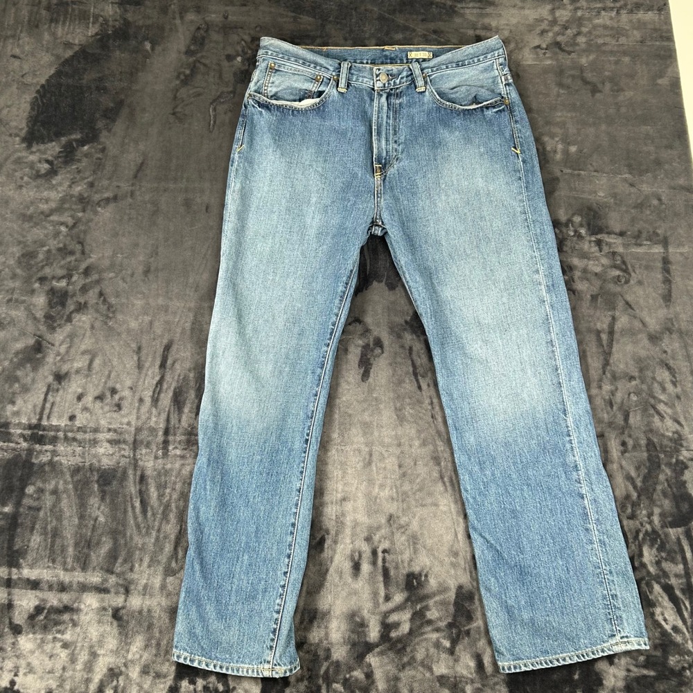 Polo Ralph Lauren Jeans Mens 32x30 Blue Straight Leg 100% Cotton Denim